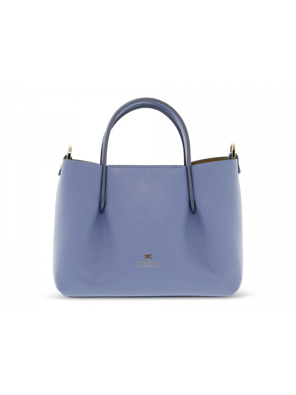 Sac à main Cuoieria Fiorentina CANDY MINI TOTE BAG en cuir bleu