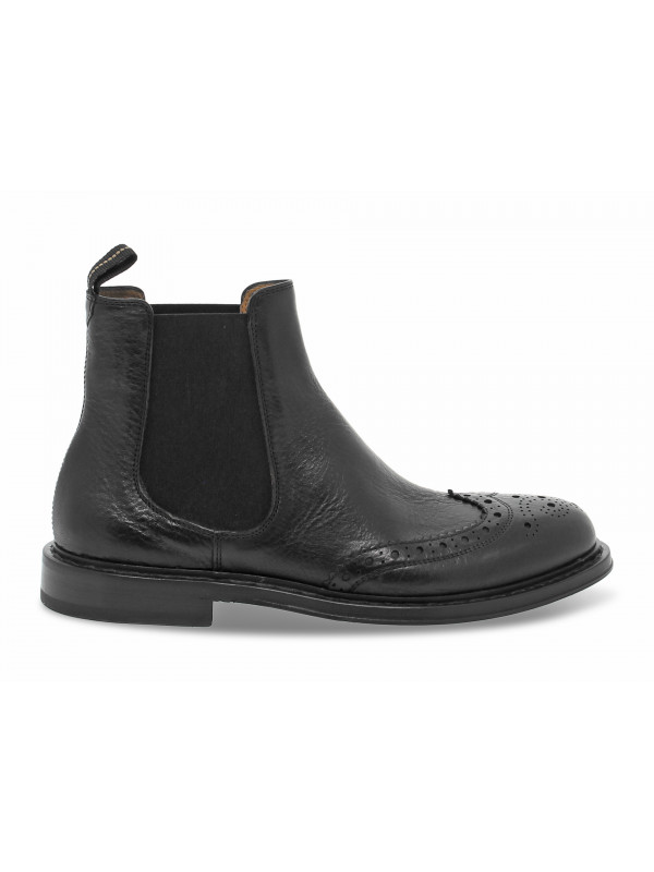 Boots Fabi BEATLES STILE INGLESE en cuir noir