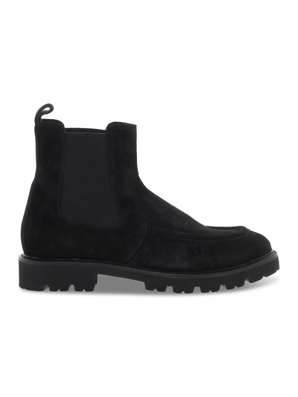 Boots Guidi Calzature STILE INGLESE en chamois noir