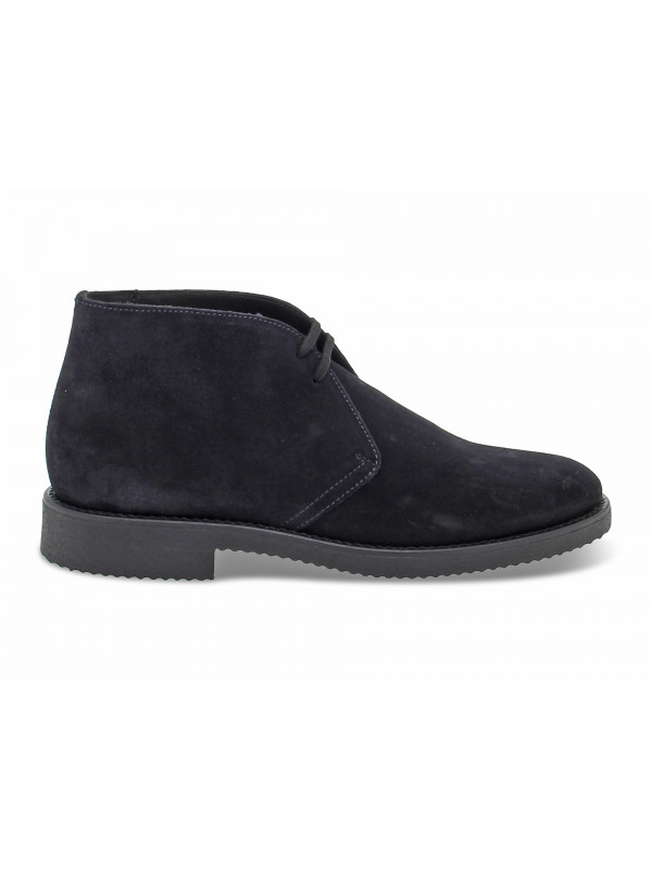 Boots Guidi Calzature STILE INGLESE en chamois bleu