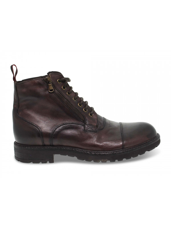 Boots Jp David STILE INGLESE en cuir marron