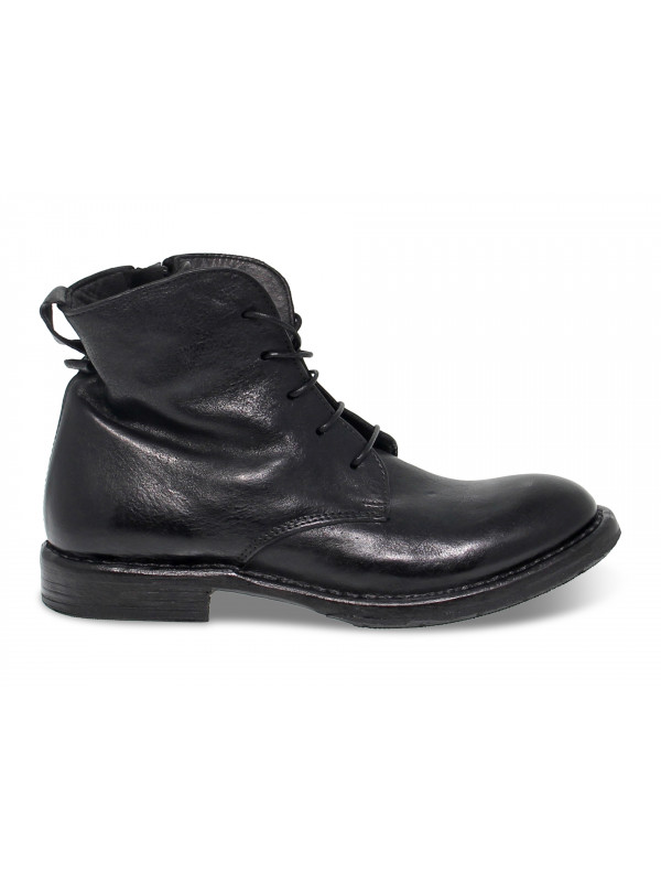 Bottines Moma en cuir noir