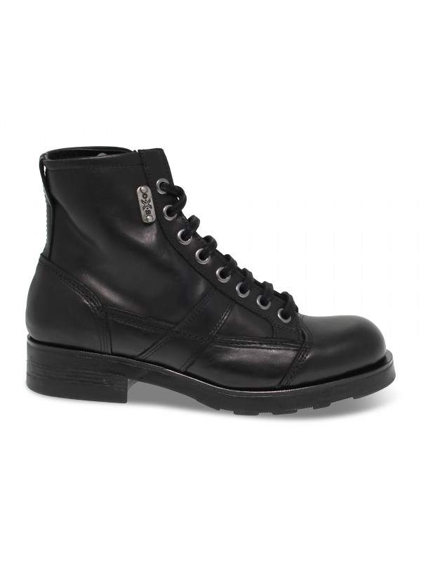 Bottines OXS FRANK 1901 en cuir noir