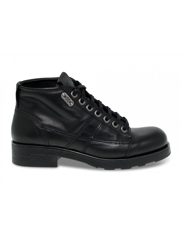 Bottines OXS FRANK 1900 en cuir noir