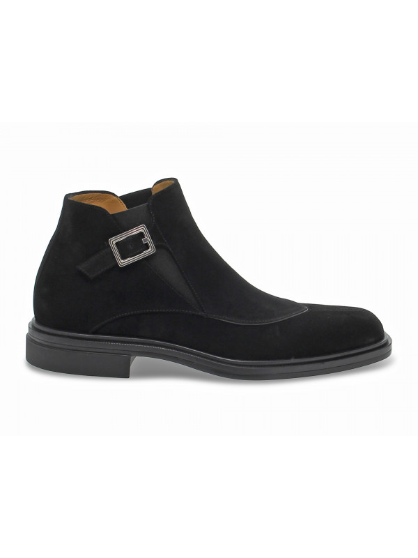 Bottines Cesare Paciotti BEATLES STILE INGLESE en chamois noir