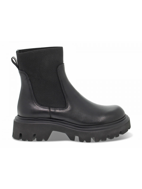 Bottines Poesie Veneziane STILE INGLESE en cuir noir