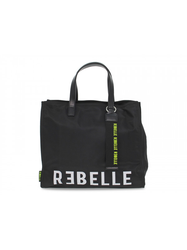 Cabas Rebelle ELECTRA SHOP M NYLON BLACK en nylon noir