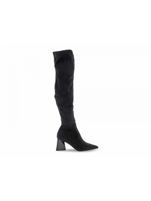 Bottes Steve Madden EVERMORE BLACK en chamois noir