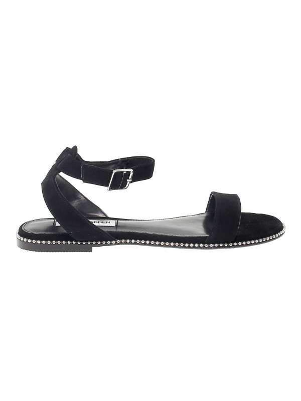 Sandales plates Steve Madden SALUTE BLK Guidi Calzature Nouvelle Collection Automne Hiver 2024 Guidi Calzature