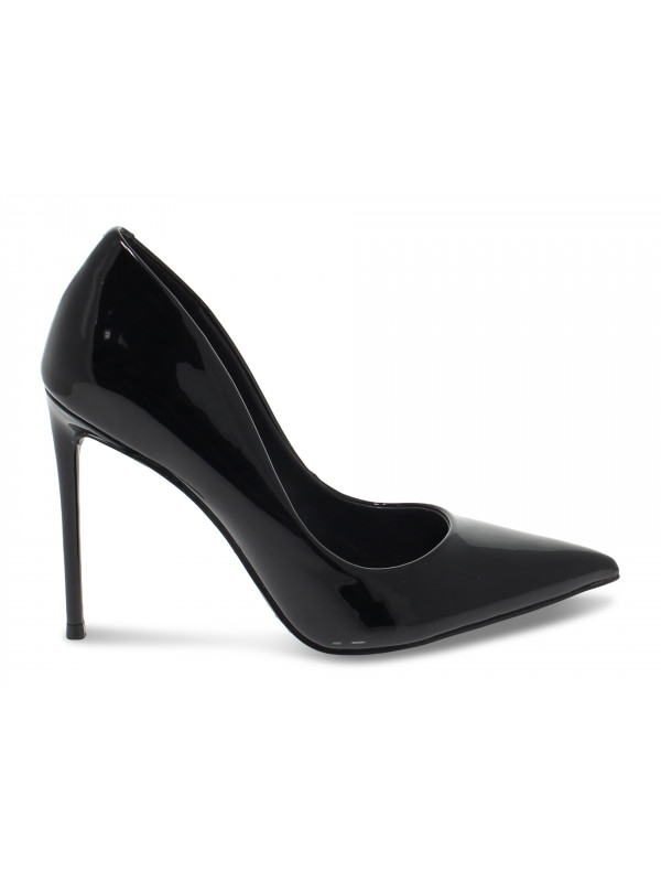 Escarpins à talons hauts Steve Madden VALA BLACK PATENT en peinture noir