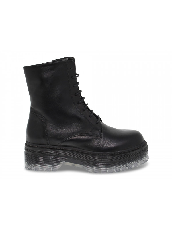 Boots Tosca Blu GENNA en nappa noir Guidi Calzature Nouvelle Collection Automne Hiver 2024 Guidi Calzature