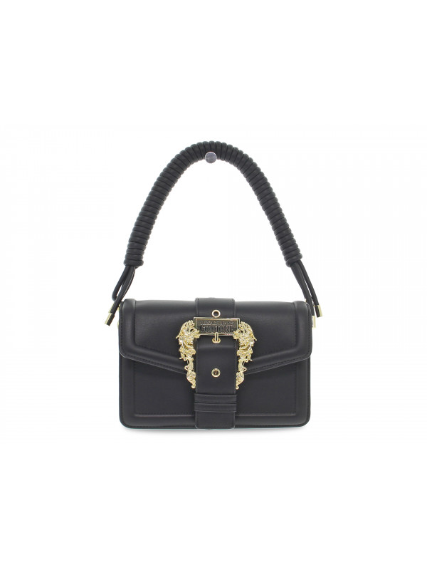 Sac à main Versace Jeans Couture JEANS COUTURE RANGE F SKETCH 1 BUCKLE en cuir noir