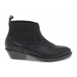 Bottines Ame en cuir noir