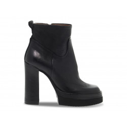 Boots A.S.98 VIVENT PLATO' en cuir noir