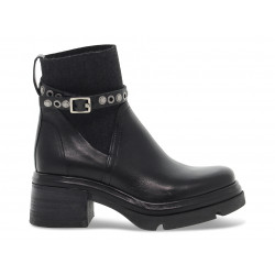 Boots A.S.98 FONDO EASY en cuir noir