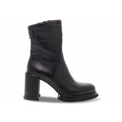 Boots A.S.98 LEG PLATO' en cuir noir