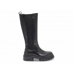 Bottes Ash STONE BOOT en cuir noir