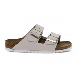 Sandales plates Birkenstock - blanc