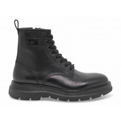 Boots Fabi ALLACCIATO STILE INGLESE en cuir noir