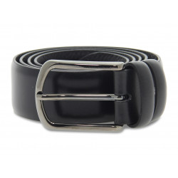 Ceinture Guidi Calzature MADE IN ITALY H35 en nappa noir