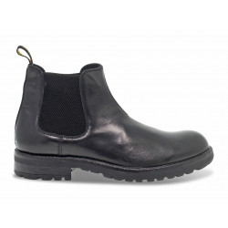 Bottines Guidi Calzature BEATLES STILE INGLESE en cuir noir