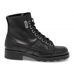 Boots OXS FRANK 1901 en cuir noir