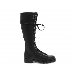 Bottes OXS FRANK 1903 en cuir noir