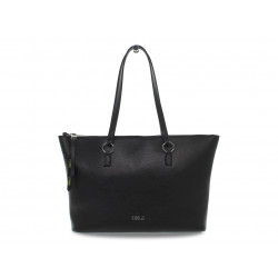 Cabas Rebelle SWAMI SHOPPING M DOLLARO en cuir noir