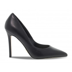 Escarpins à talons hauts Steve Madden EVELYN BLK LEATHER en cuir noir