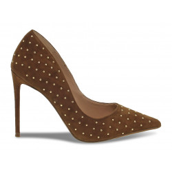 Escarpins à talons hauts Steve Madden VALARIE COGNAC en chamois cognac