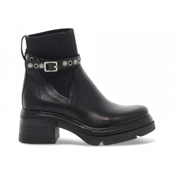 Boots A.S.98 FONDO EASY en cuir noir