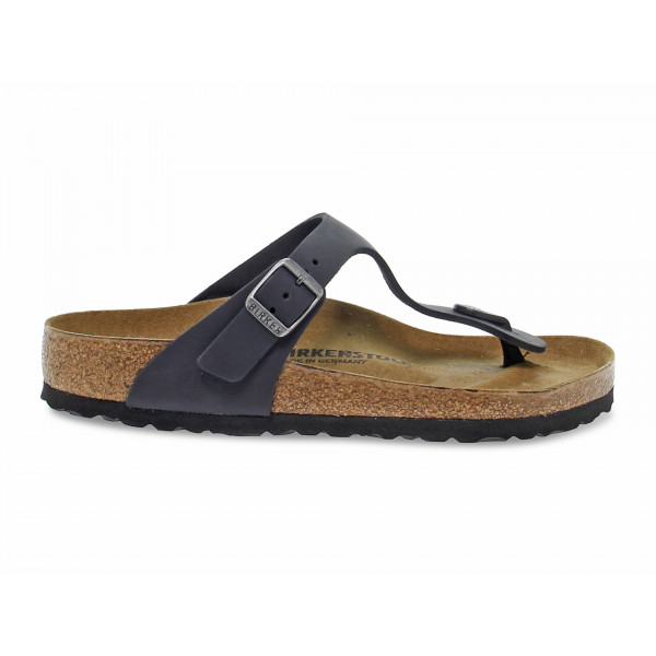 Sandales plates Birkenstock - noir