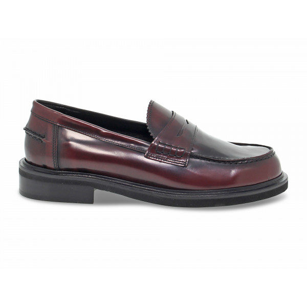 Chaussures plates Poesie Veneziane STILE INGLESE COLLEGE en brossé bordeaux