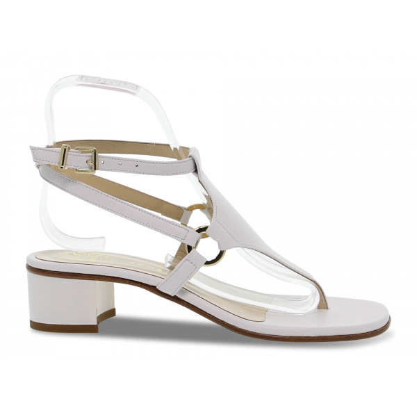 Sandales plates Siano Via Roma - blanc