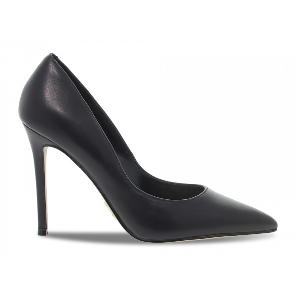 Escarpins à talons hauts Steve Madden EVELYN BLK LEATHER en cuir noir