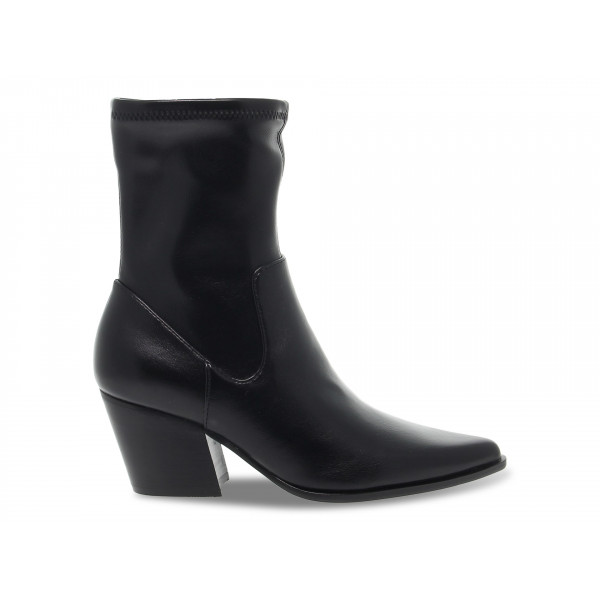Bottines Steve Madden HEAD-ON STRETCH en faux cuir noir
