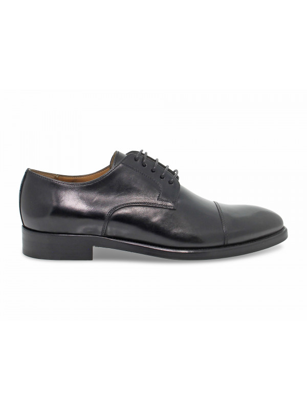 Chaussures à lacets Brecos STILE INGLESE 5 BUCHI en cuir noir