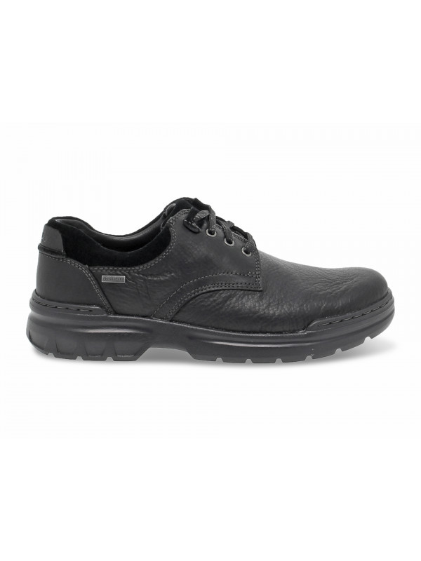 Chaussures à lacets Clarks ROCKIE2 LOW GTX en cuir noir