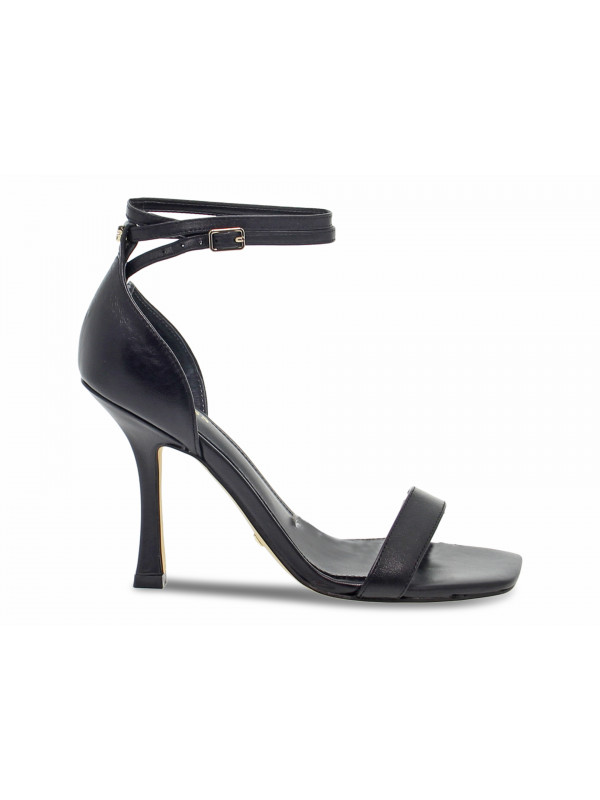 Sandales à talons Guess SANDALO FERRAGNI en cuir noir