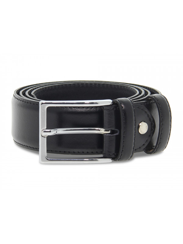 Ceinture Guidi Calzature MADE IN ITALY H35 en veau noir