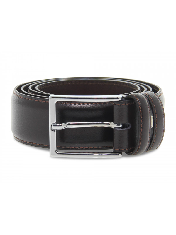 Ceinture Guidi Calzature MADE IN ITALY H35 en veau brun foncé