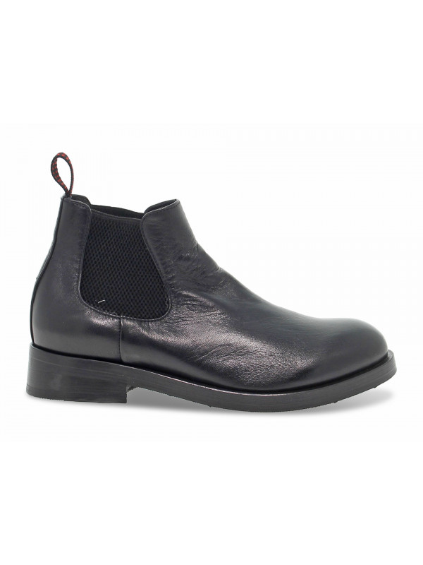 Bottines Guidi Calzature BEATLES STILE INGLESE en cuir noir