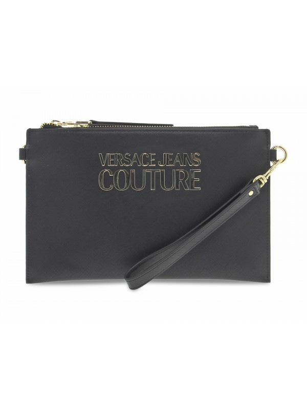 Pochette Versace Jeans Couture JEANS COUTURE RANGE L SKETCH 9 en saffiano noir