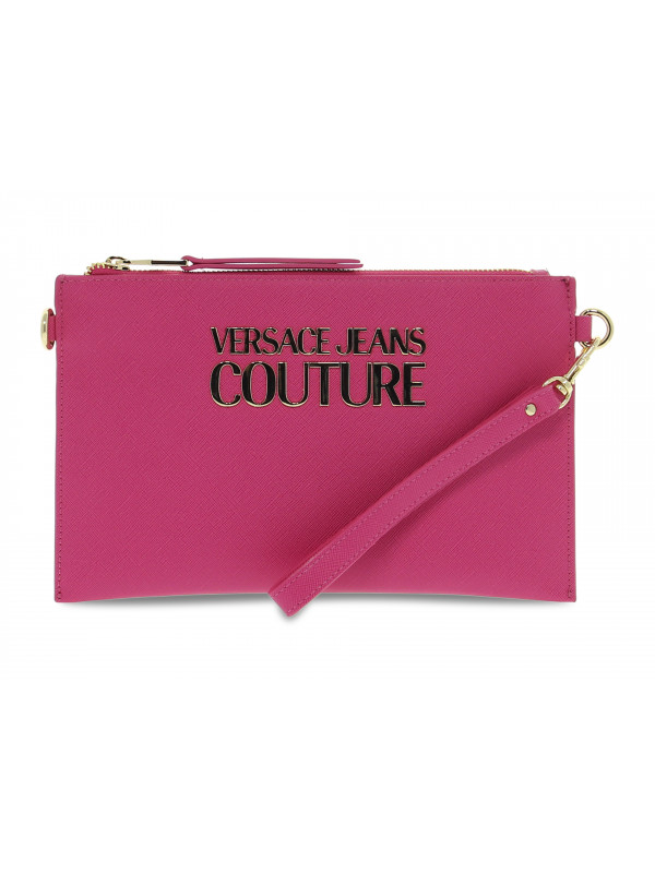 Pochette Versace Jeans Couture JEANS COUTURE RANGE L SKETCH 9 en saffiano rose