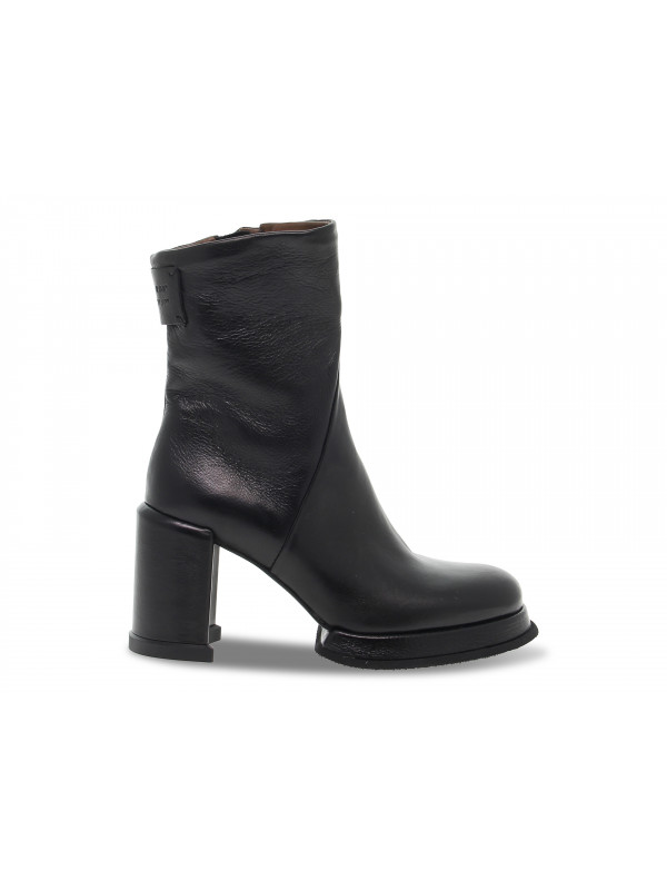 Bota baja A.S.98 LEG PLATO' de piel negro