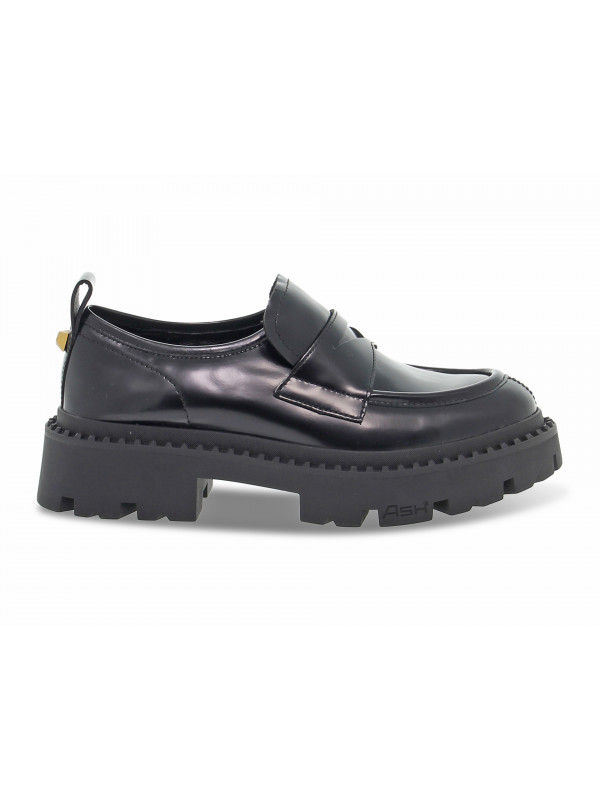 Zapato plano Ash GENIAL STUD de cepillado negro