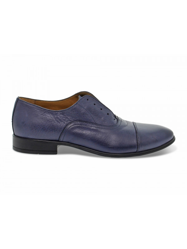 Zapato con cordones Guidi Calzature STILE INGLESE de piel azul