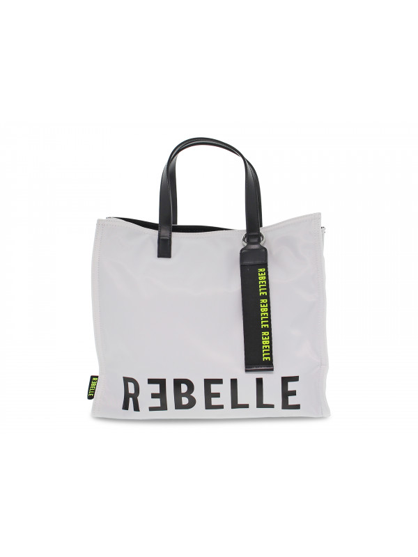 Bolso shopper Rebelle ELECTRA SHOP M NYLON WHITE de nylon blanco