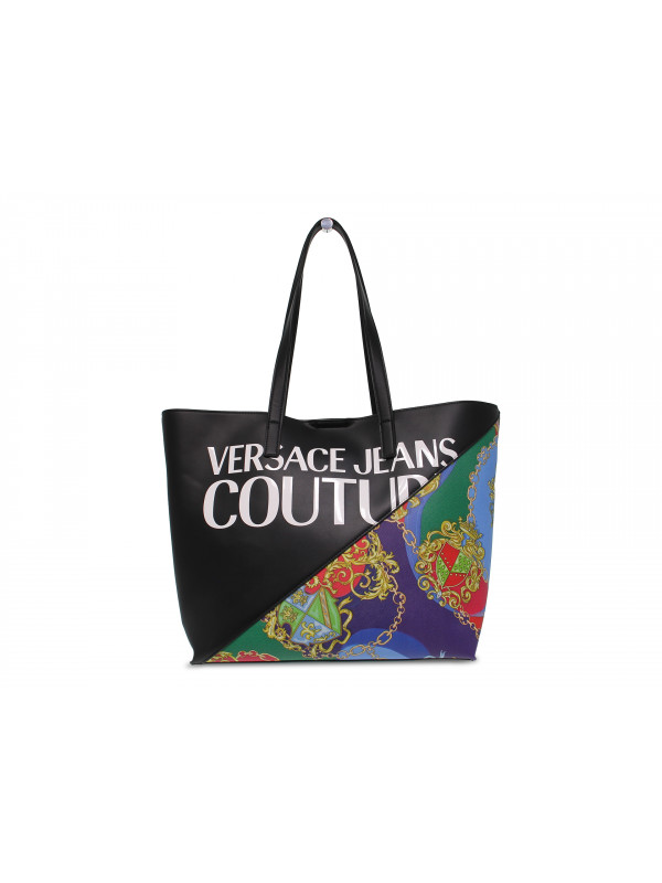 Bolso shopper Versace Jeans Couture JEANS COUTURE LINEA G DIS 1 MACROLOGO de napa multicolor