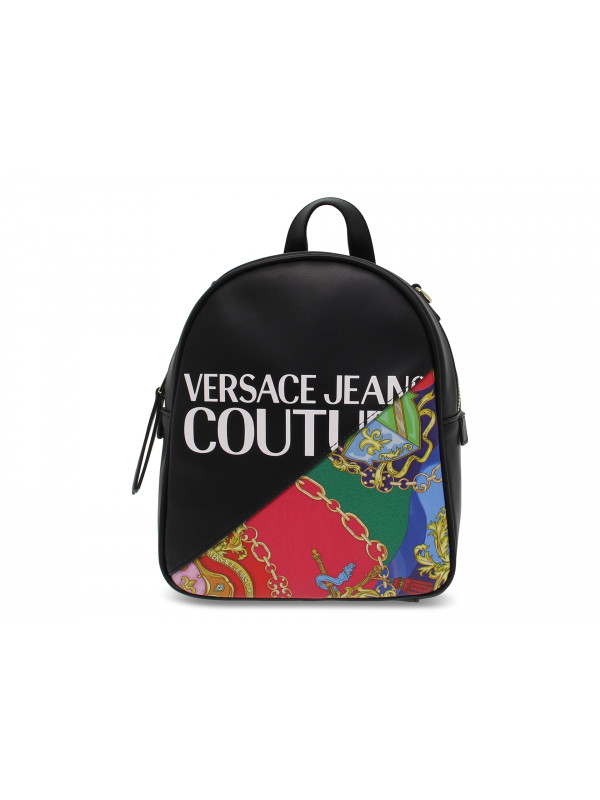 Mochila Versace Jeans Couture JEANS COUTURE LINEA G DIS 11 MACROLOGO de napa multicolor